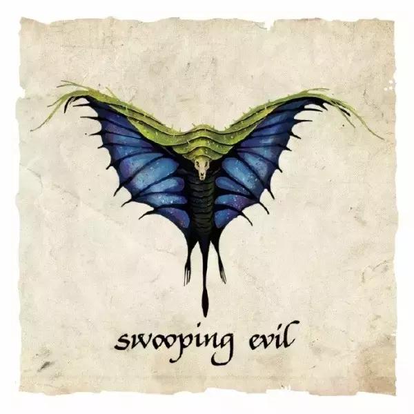 蜷翼魔 swooping evil 外形:形似蝴蝶,翅膀带刺 肤色:蓝 习性:以人脑