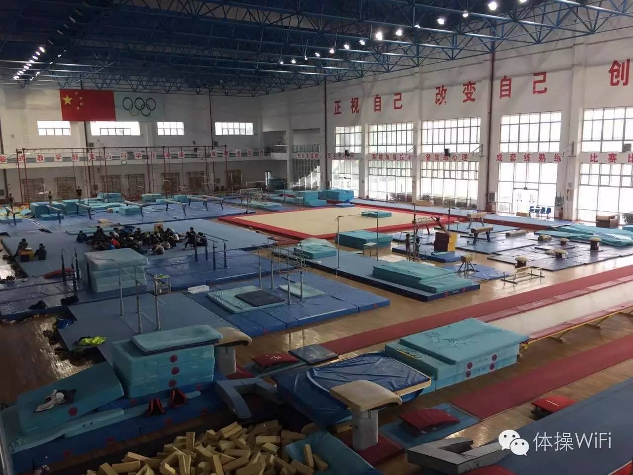 探班湖北武汉全国体操优秀后备人才训练营-搜