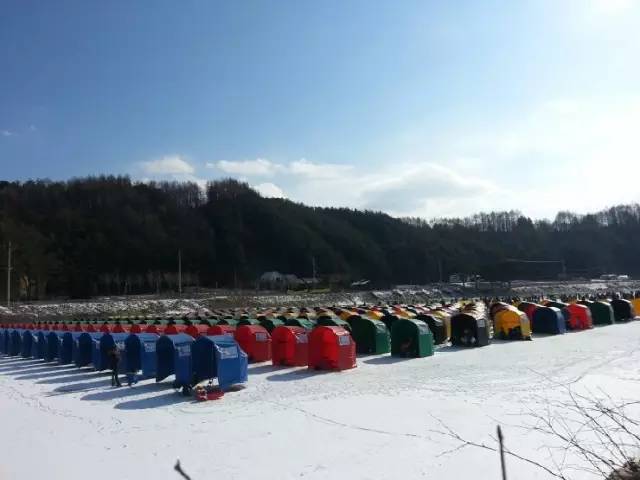 韩国冬季好去处:河川冰钓,雪橇滑冰,全家一起玩