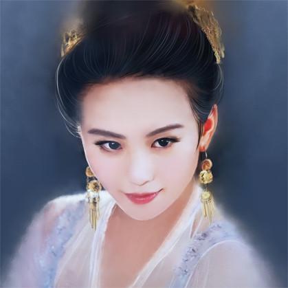 八位最惊艳的古装女子手绘图 赵丽颖第三 最美