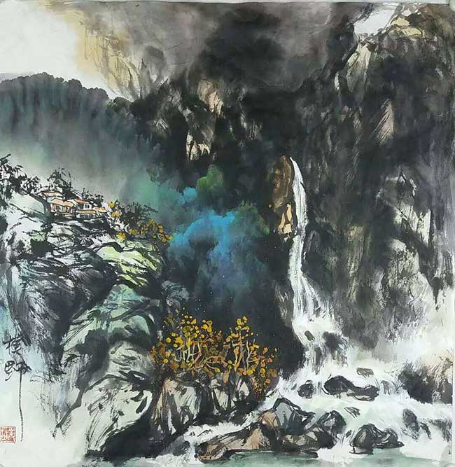 著名书画家张朴野受邀参加情系上海大型美术作品展