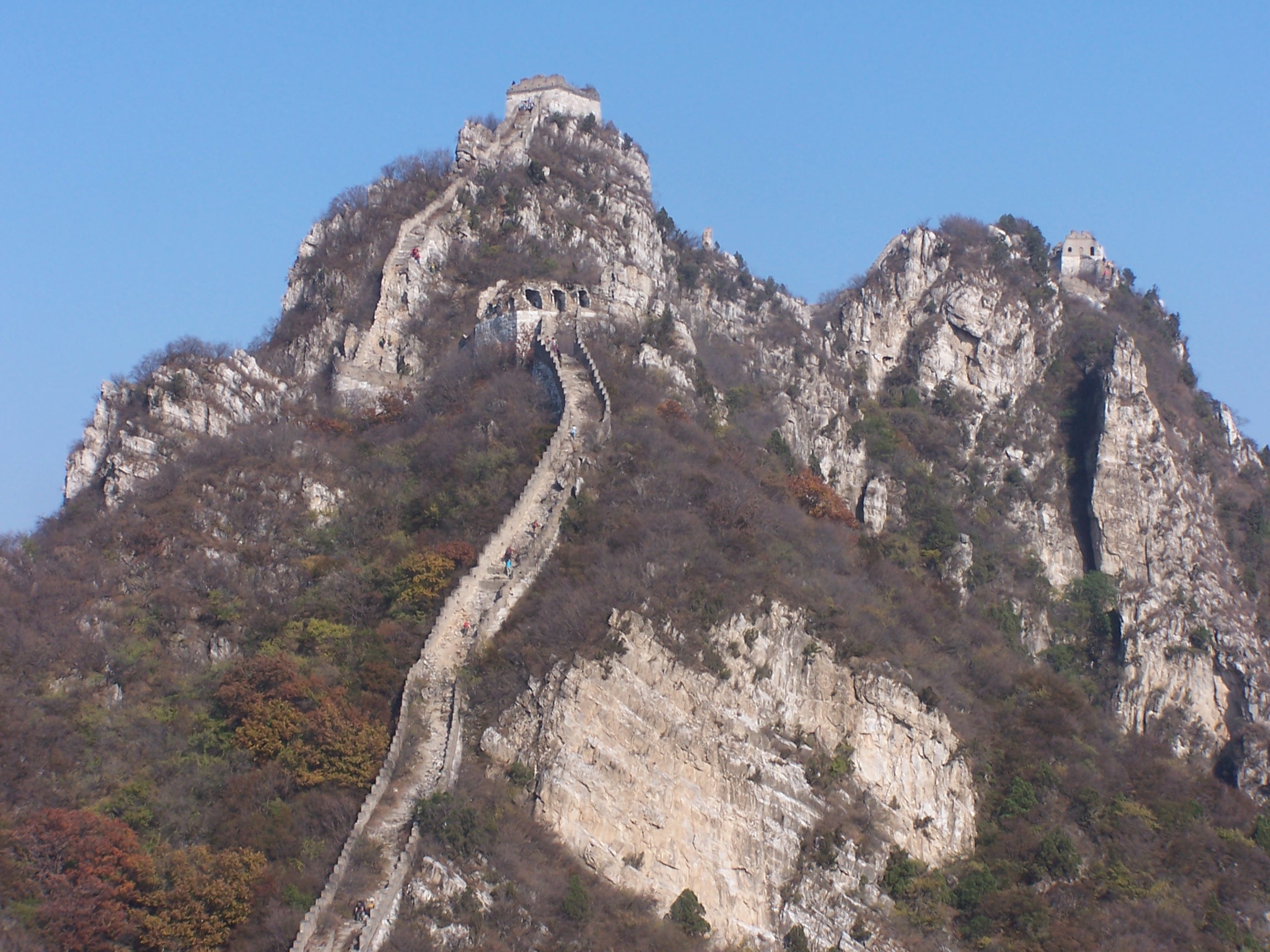 览长城雄关漫漫,怀想长城内外,中华民族不同种族为了生存权厮杀的