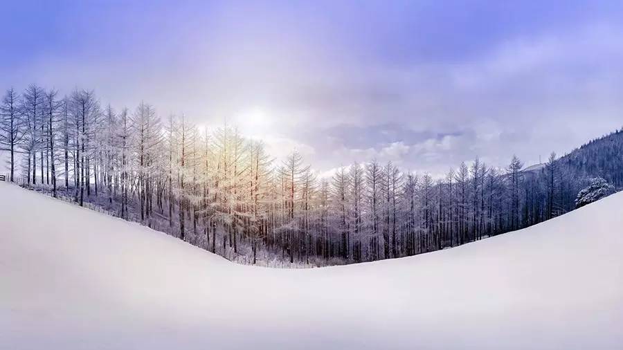 《终南望余雪》 祖咏终南阴岭秀,积雪浮云端.林表明霁色,城中增暮寒.