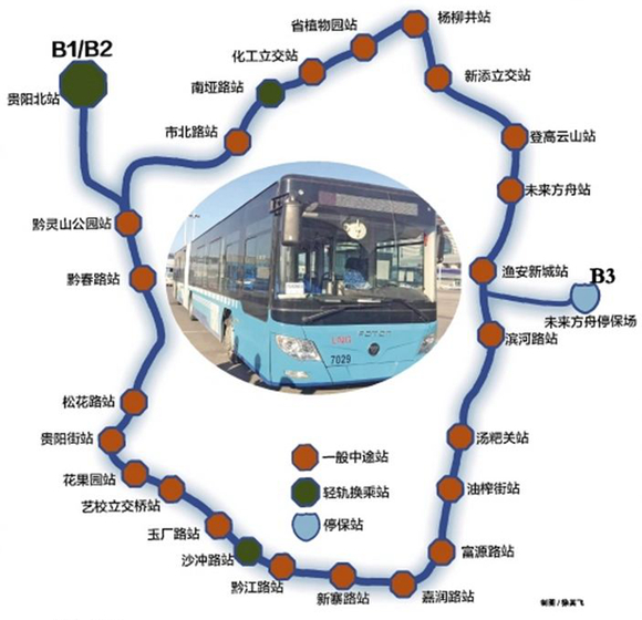 『贵阳brt出行攻略』25个站点如何乘坐?答案在这