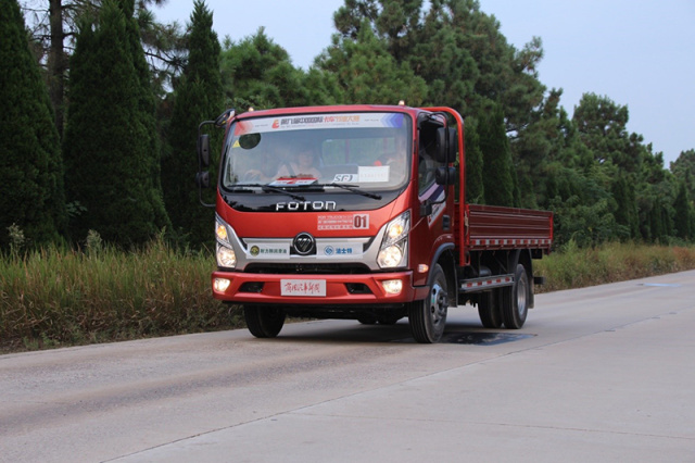 奥铃cts超级轻卡斩获第九届中国国际卡车节油大赛冠军