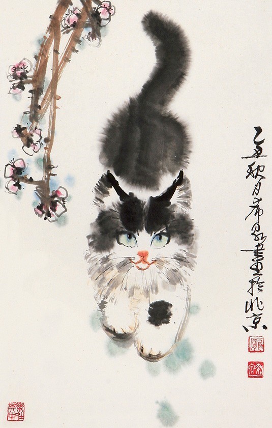 庞希泉的猫咪作品画欣赏