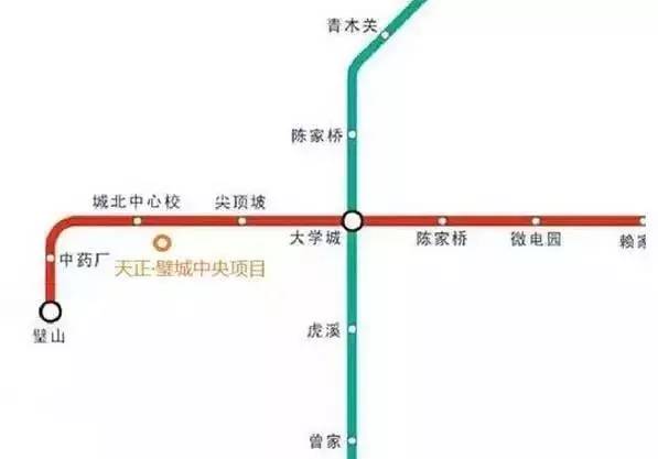 重庆轻轨1号线延伸段璧铜线明年通车 铜梁将迎来首条地铁图片