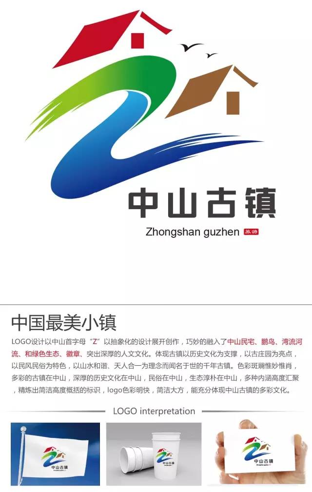 【话题】中山古镇形象标志(logo)征集候选作品出炉,你