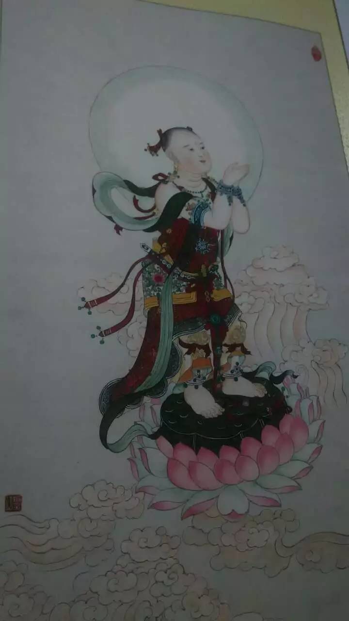 佛像画家董淑丽作品