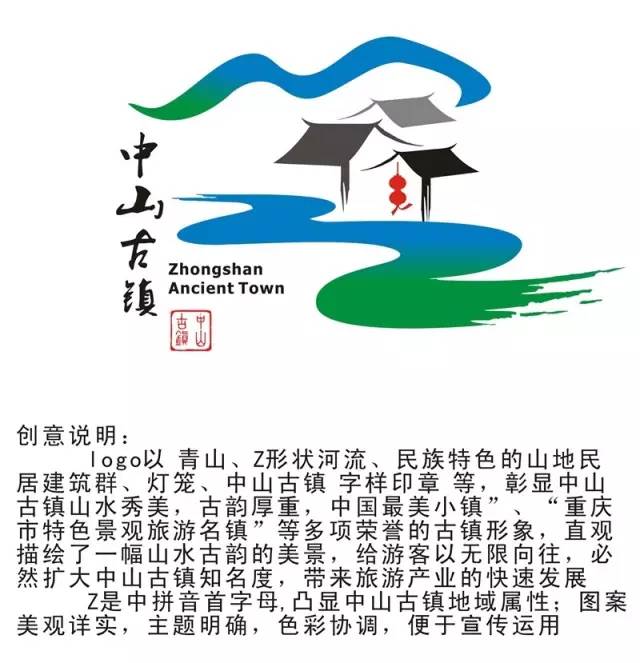 【话题】中山古镇形象标志(logo)征集候选作品出炉,你