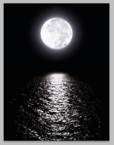 ps教程:用photoshop创建唯美月夜渔舟场景