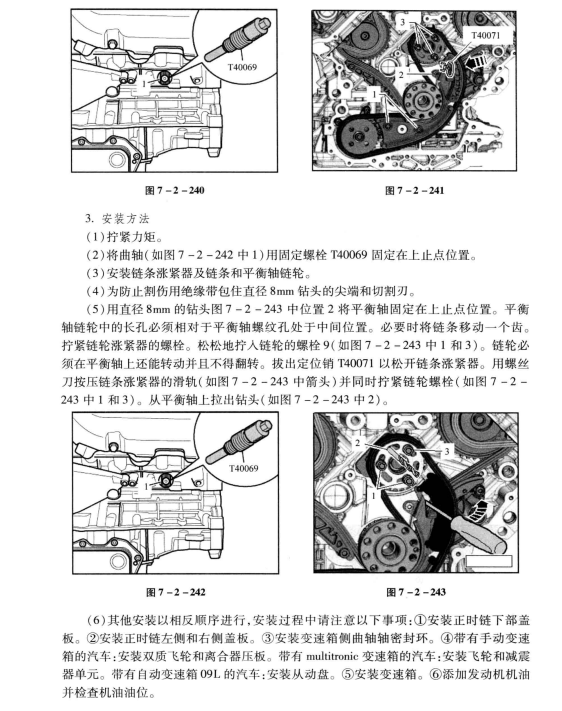 奥迪系列发动机正时图大全