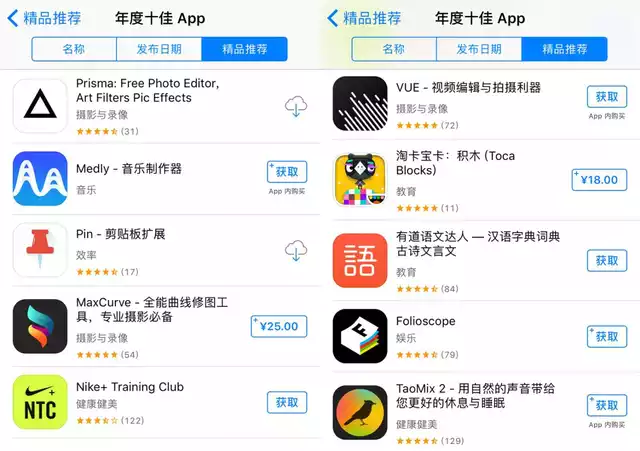 苹果app推荐排行_苹果中国区最佳APP十强榜单,支付宝微信均未上榜