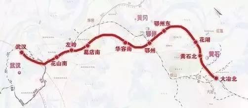 武黄城际铁路是武汉城市圈内一条连接武汉市与鄂州市,黄石市的快速