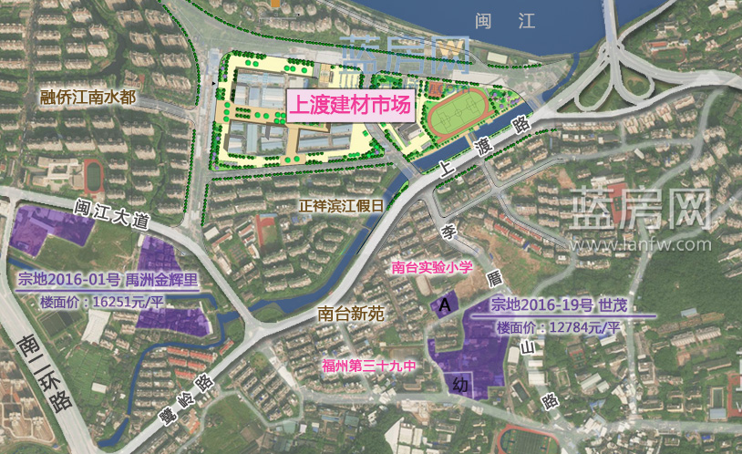 上渡建材市场改造方案出炉!仓山区或再添一综合体