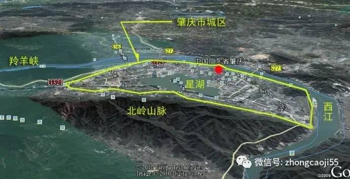 如上图所示的肇庆羚羊峡,左右两山为水口砂,(参看 ,)羚羊峡两旁之山