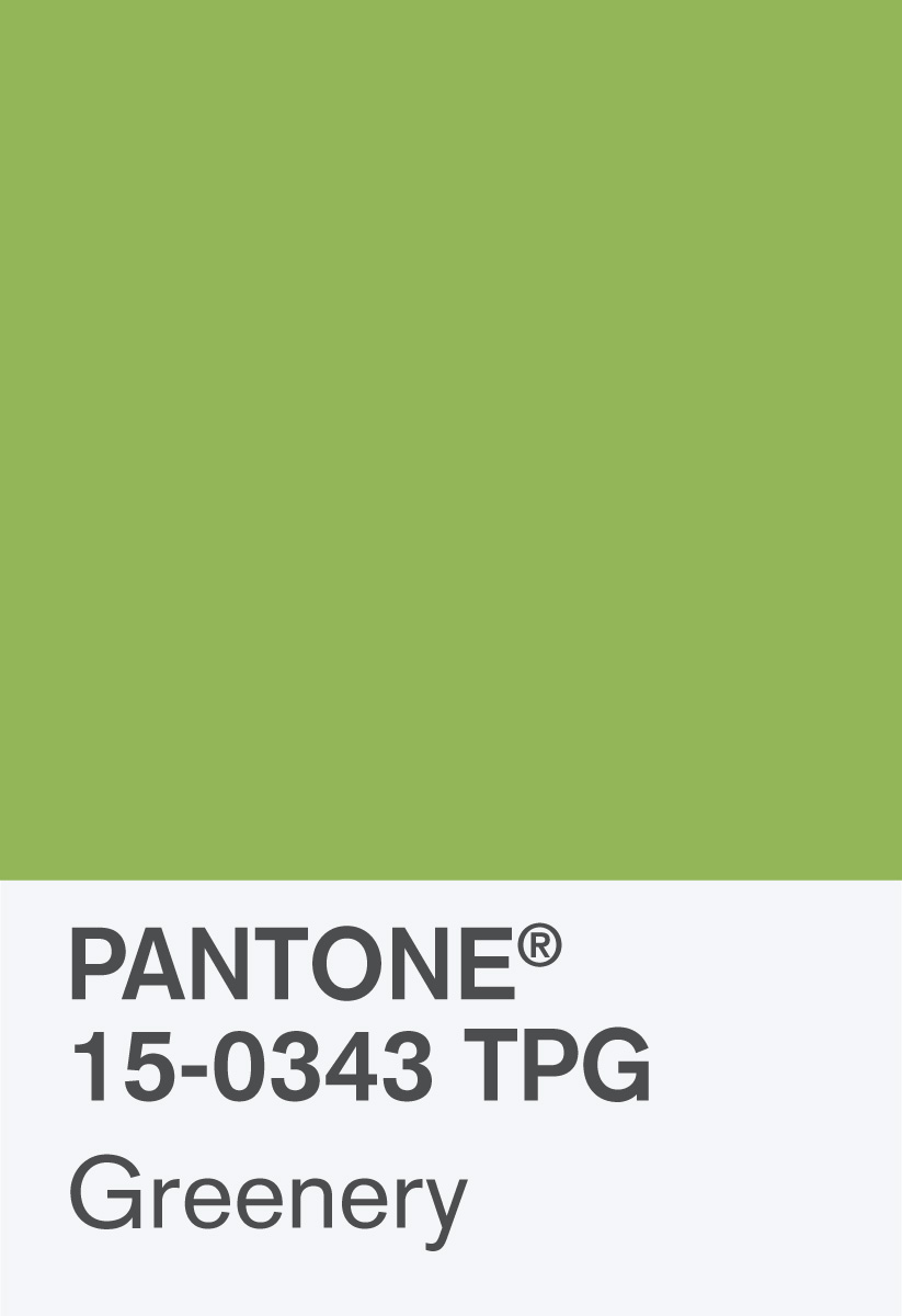pantone 公布 2017 年度代表色: 草木绿