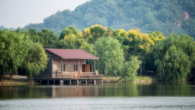 这家湘碧海休闲农庄,占地260余亩▲先上一张航拍图,辣么美,这样好么