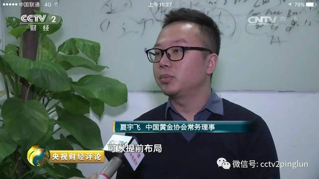 请点击此处输入图片描述 夏宇飞(中国黄金协会常务理事:建议投资者