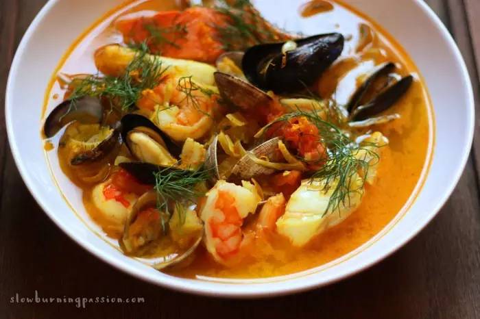 法国马赛鱼汤 bouillabaisse, france