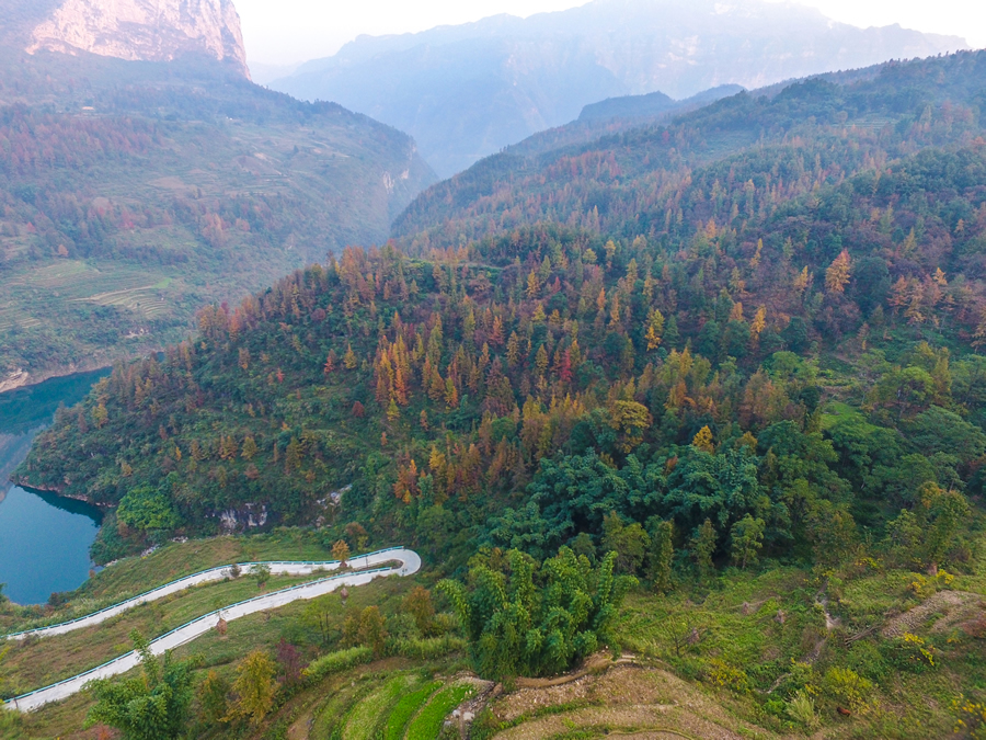 六盘水水城县花嘎天门村,如童话一样的风景