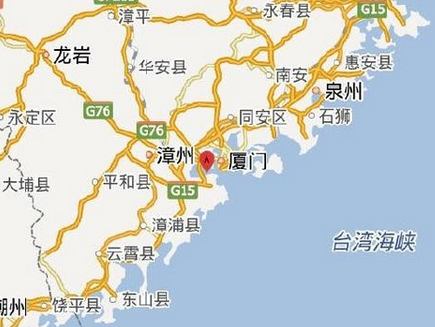 厦门与漳州交界附近海域发生32级地震"