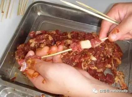 教你穿羊肉串