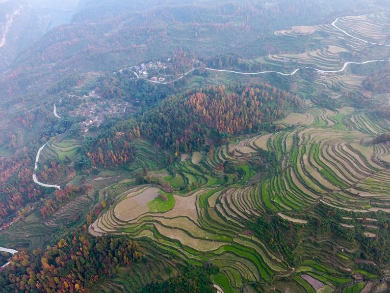 六盘水水城县花嘎天门村,如童话一样的风景