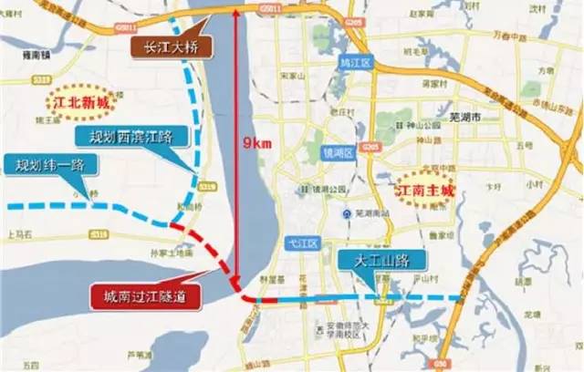 注意了,芜湖城南过江隧道即将动工,这些地方的人却要