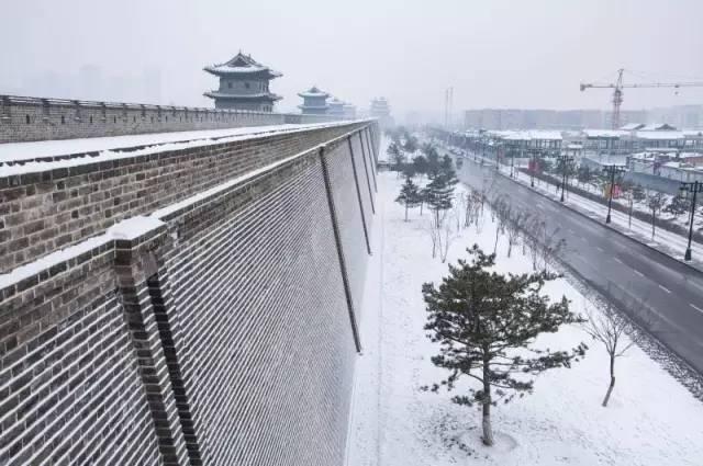 大同城墙雪景/安晋华