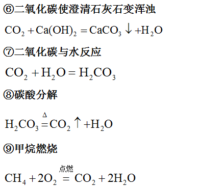 初中化学(化学方程式)总结一,化合反应1,镁在空气中燃烧:2mg o2点燃2