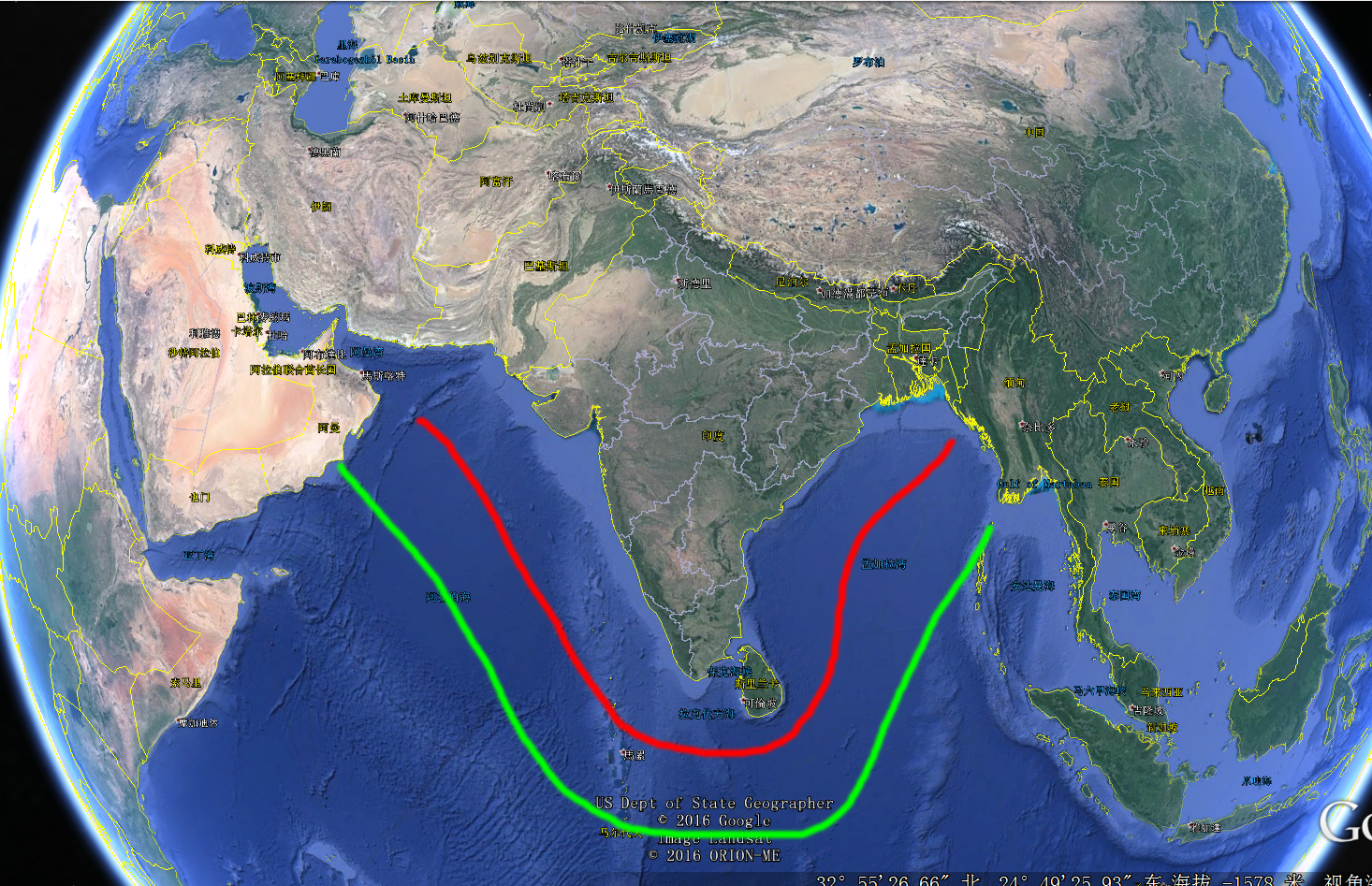 中国需要在阿曼湾阿拉伯海建立海权联盟
