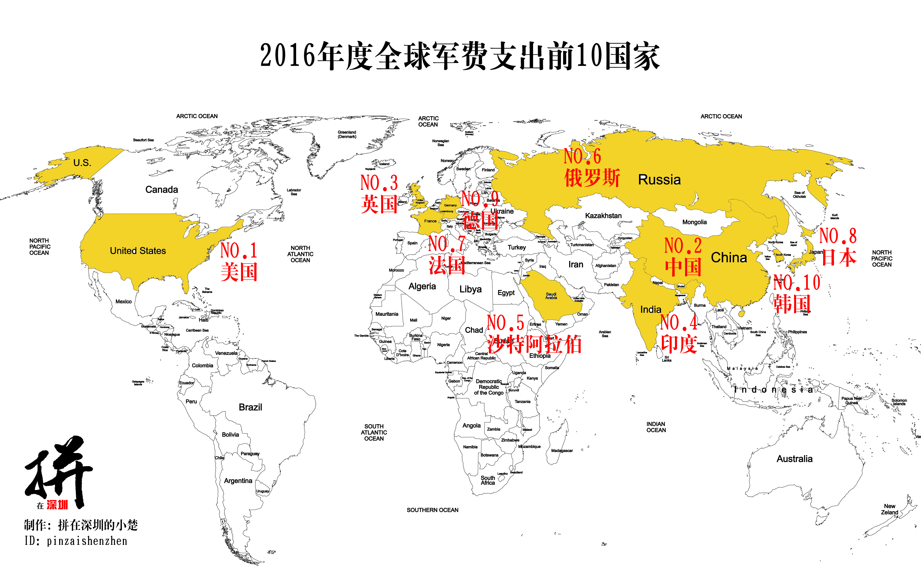 2016年度全球10大军费支出排名出炉_搜狐历史_搜狐网