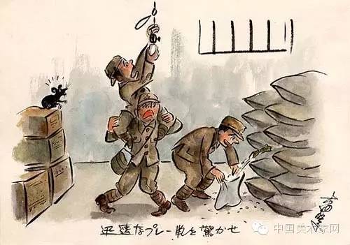 日本鬼子的漫画:他们眼中的八路军和苏联战俘营!