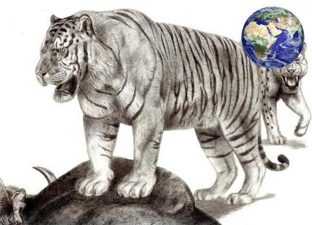 史上最巨大的老虎,东北虎在它面前就像是小猫咪!