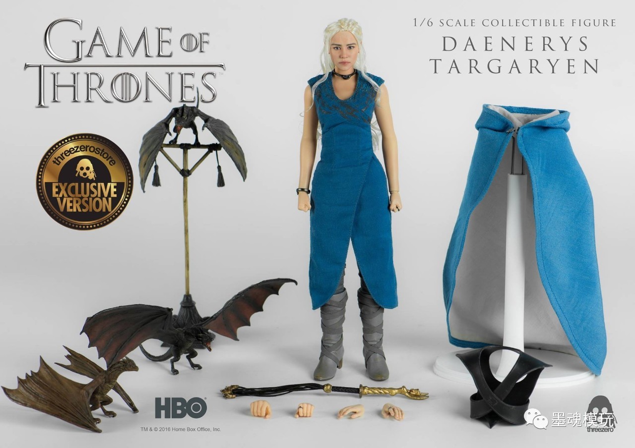 threezero新品16权力的游戏龙母丹妮莉丝daenerystargaryen