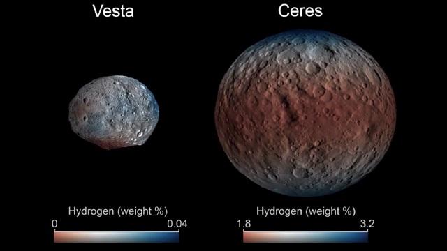 谷神星存在大量冰冻水nasa的观测已找到证据