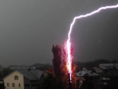 雷雨天气要当心,否者天打要雷劈