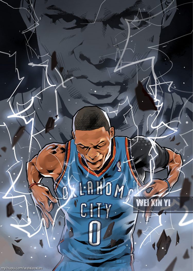 nba巨星漫画,你最喜欢那一个?