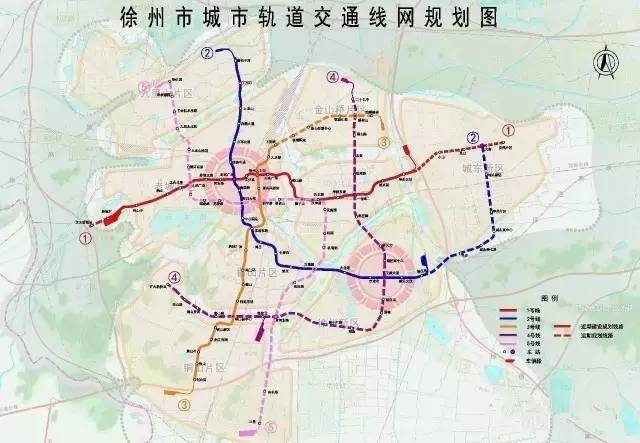 徐州地铁线路规划图