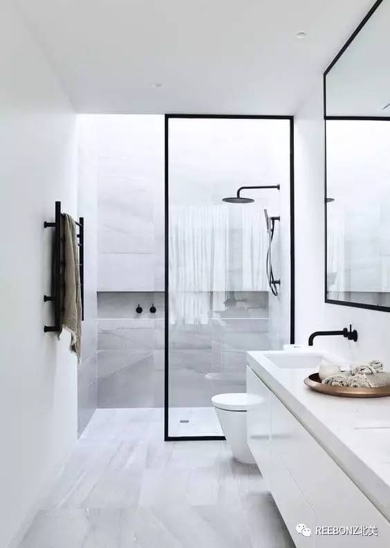 bathroom trend:浴室装潢新趋势,复古工业风好迷人