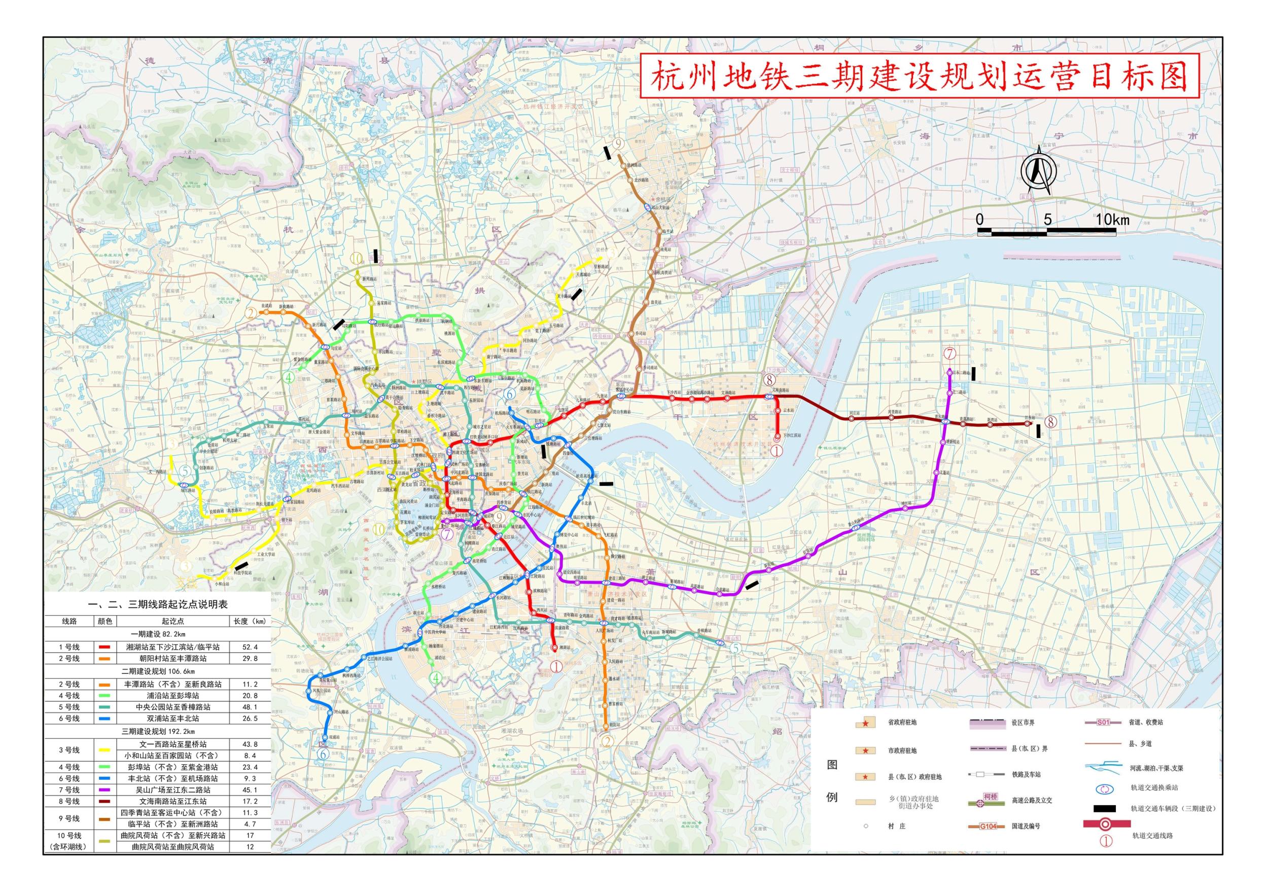 定了 杭州地铁三期10条线路获批,计划亚运会前建成!89带你看四大亮点