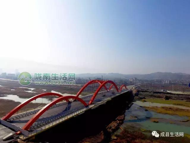 喜讯!成州大桥将于12月26日正式通车!