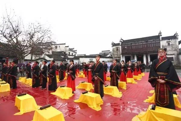 "祭祀祈福 福满西递"第二届中国·西递汉式祭祀祈福大典圆满落幕!