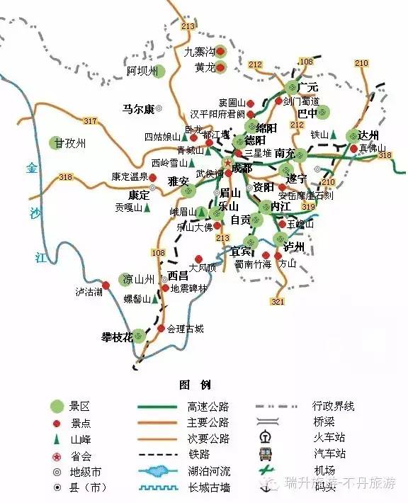 广东省旅游地图