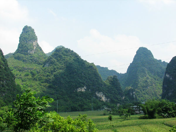 金钗石林又叫"天府石林城堡",位于马山县金钗镇龙塘村天府屯,这里地