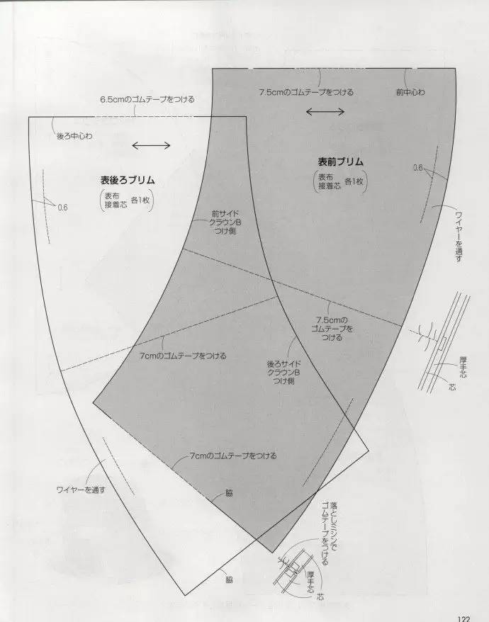 帽子款式及纸样(1)