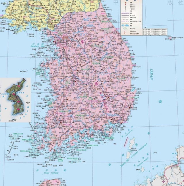人口密度_韩国的人口密度