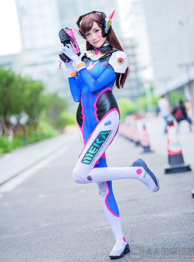 守望先锋最美英雄d.va cosplay赏析