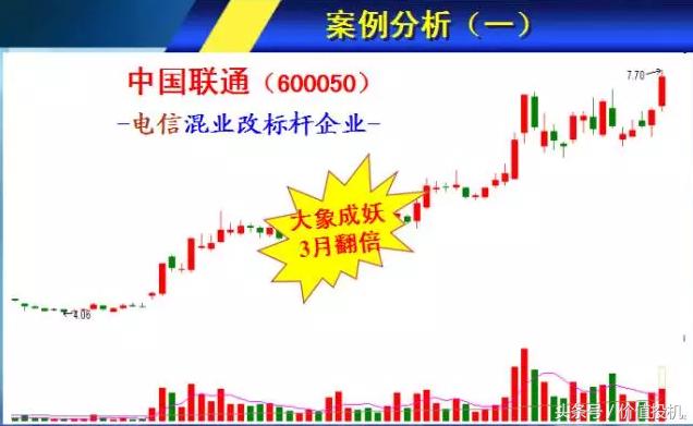 中国联通(600050)无疑是电信混业改革的标杆企业之一,近大象成妖,整